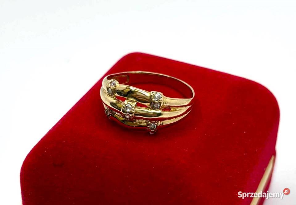 Złoty Pierścionek pr 585 288g R17 Elbląg