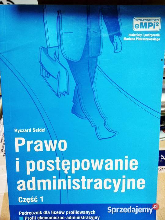 Prawo i postępowanie administracyjne Seidel Antykwariat mazowieckie Warszawa