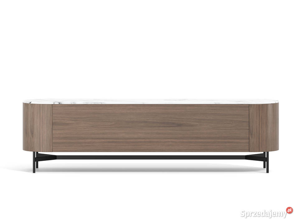 Szafka RTV Montieri 220x50x60 z orzecha RTV Golkowice