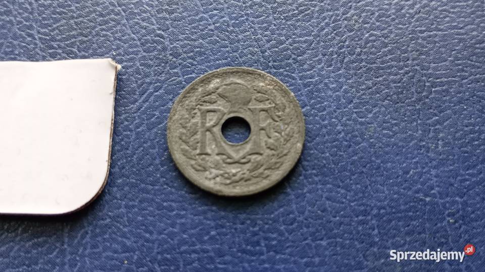 Stare monety 10 centym 1945 Francja Lesko
