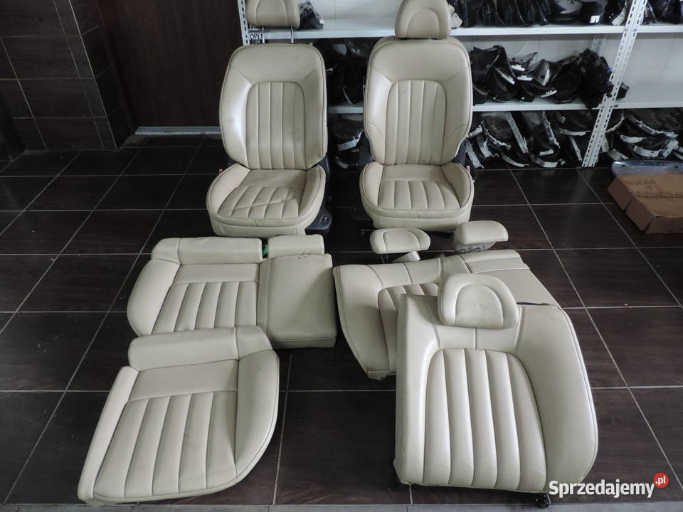 PEUGEOT 407 SW FOTELE KOMPLET PRZÓD TYL SKÓRA