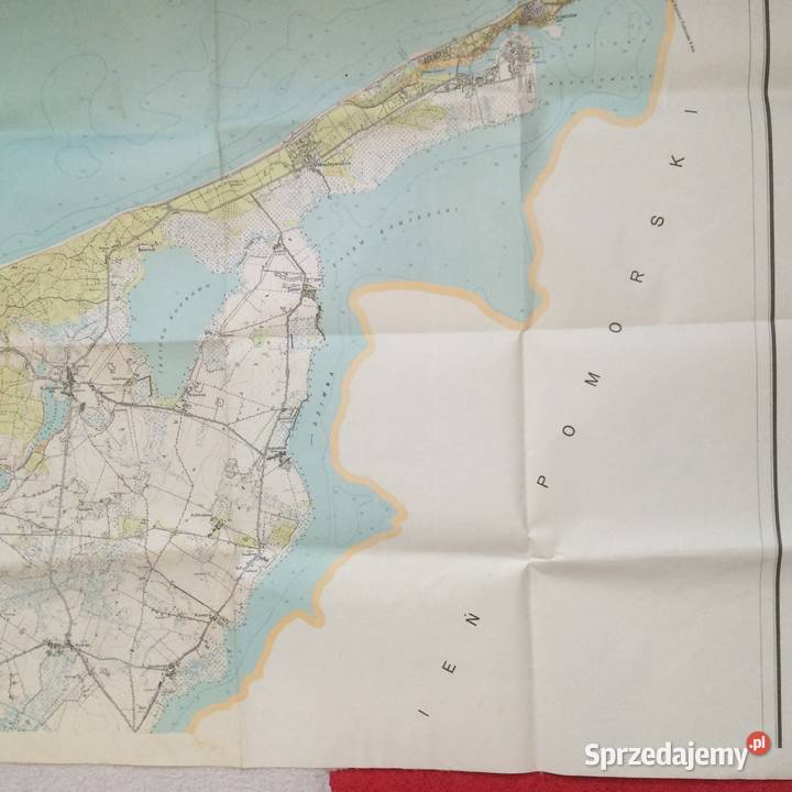 1453 Mapa Powiatu Wolin zachodniopomorskie Szczecin