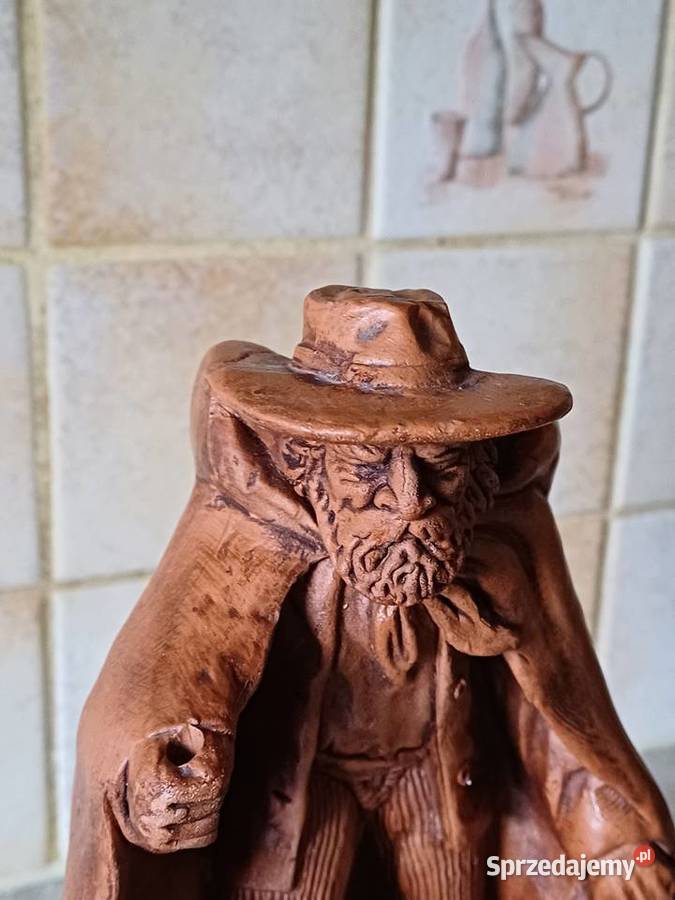 vintage figurka z terakoty Nowy Targ