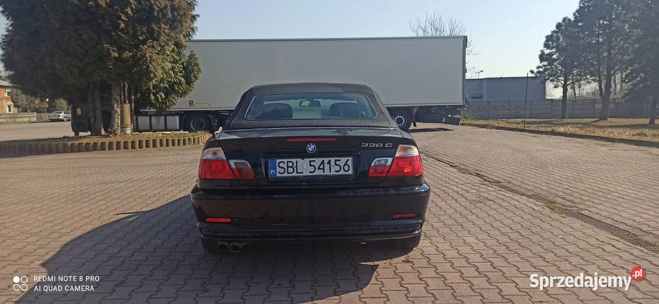 bmw e46 330 m54b30 cabrio czarna Imielin sprzedam