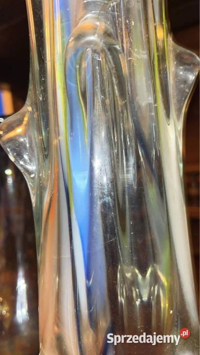 Wazon szklany Sękacz Czasy Prl