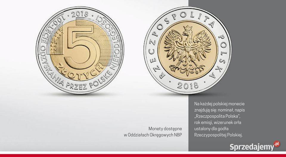 PolskFolder Moneta 5 1000 lecie Odzyskania Sosnowiec