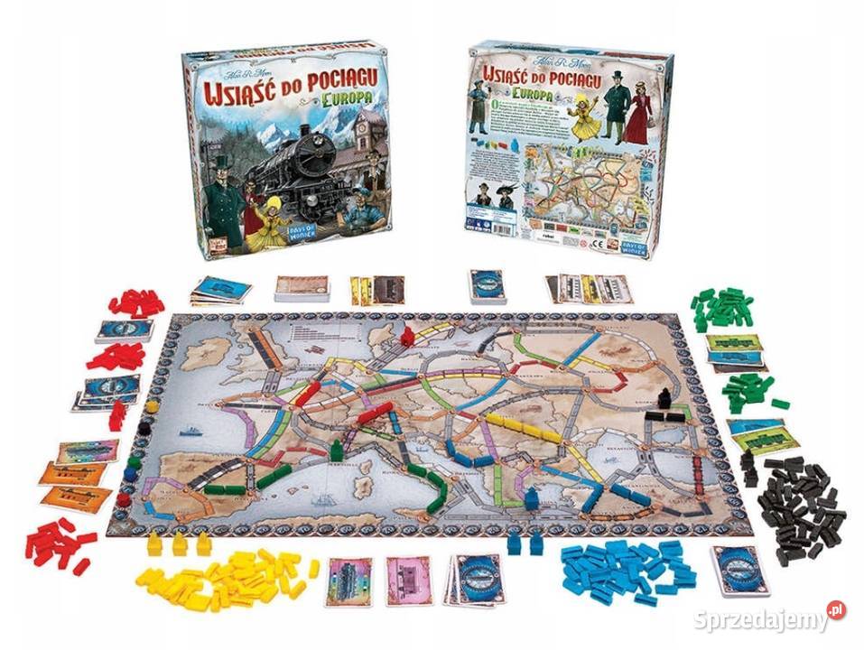 GRA PLANSZOWA WSIĄŚĆ DO POCIĄGU EUROPA REBEL Gdańsk