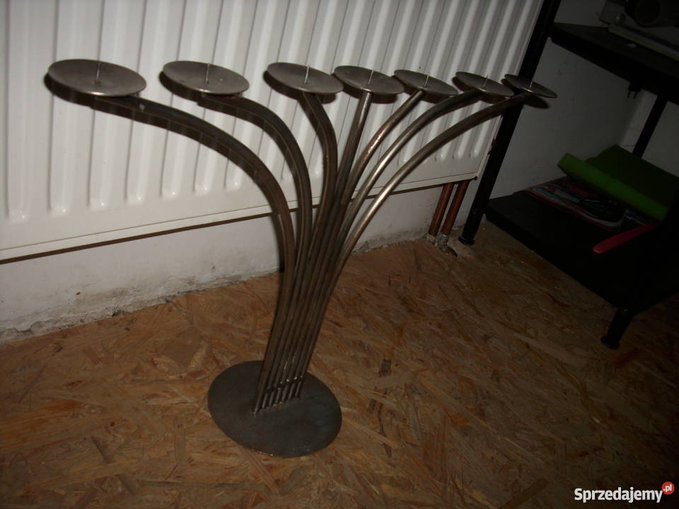 Wielki świecznik do salonuVintage Loft Barlinek