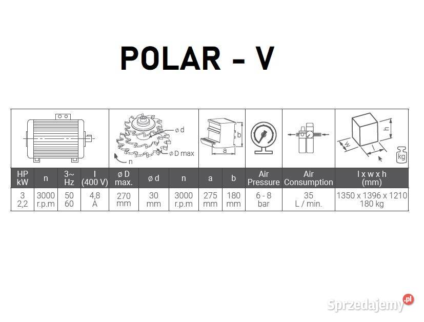 Fezarka do słupka automatyczna POLAR V