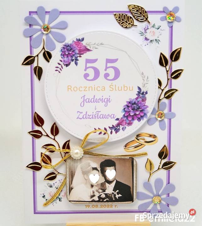 Kartka z życzeniami z okazji ślubu Pamiątka Zielona Góra