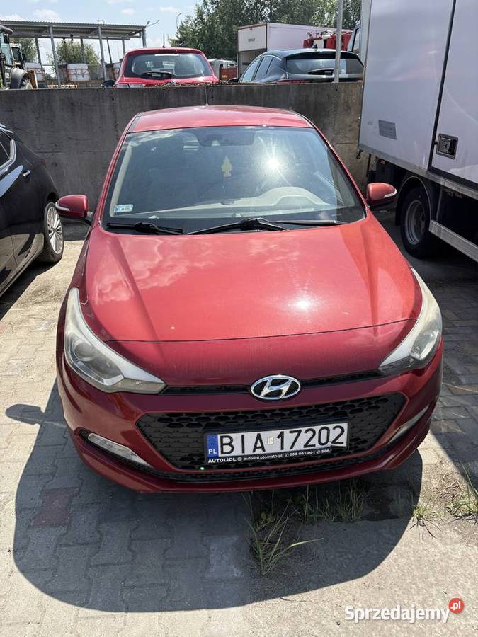 Syndyk sprzeda Hyundai I20 12 2015 r podlaskie Łomża sprzedam