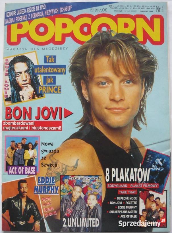 CZASOPISMA PRASA POPCORN 1993 WYPRZEDAŻ ŚWIAT Bydgoszcz