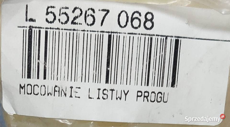 SPINKA MOCOWANIE LISTWY PROGU 55267 Mielęcin sprzedam