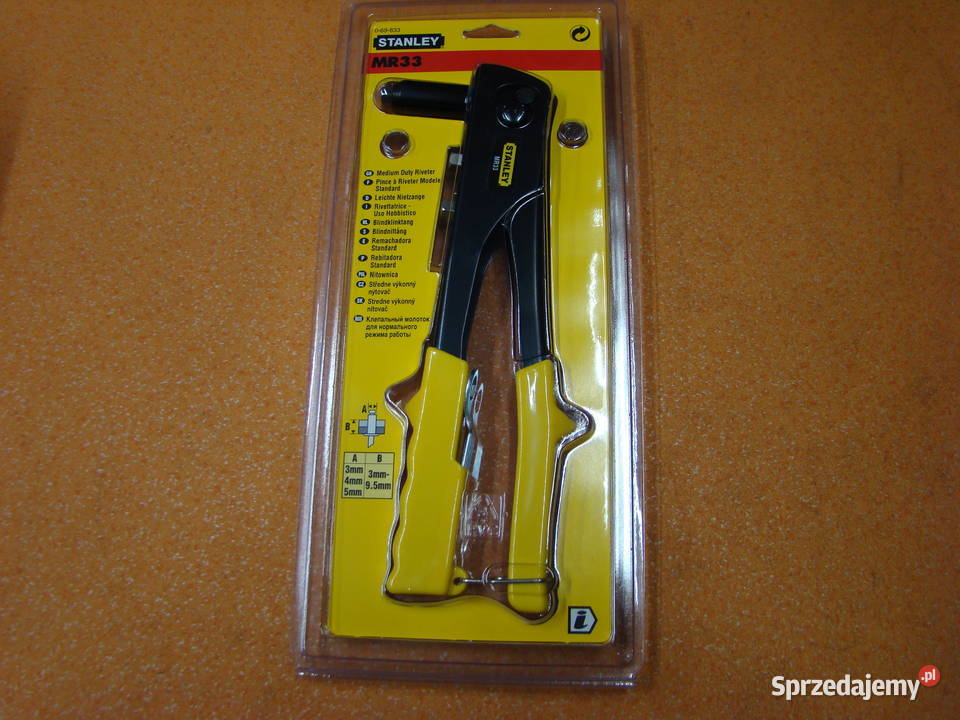 Nitownica ręczna STANLEY MR 33 Ref 069833 Ręczne Bielsko-Biała