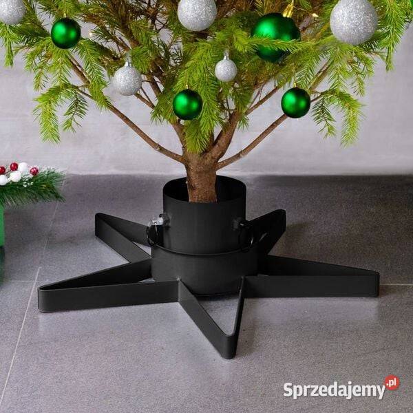 vidaXL Stojak pod choinkę czarny 47x47x135 Warszawa