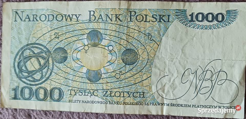 1000 M Kopernik seria HW 1VI1982 r Konin