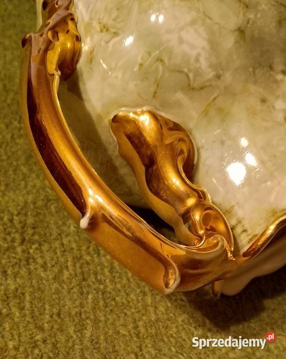 Serwis kawowy Karolina Wałbrzych złocone wnętrza Katowice