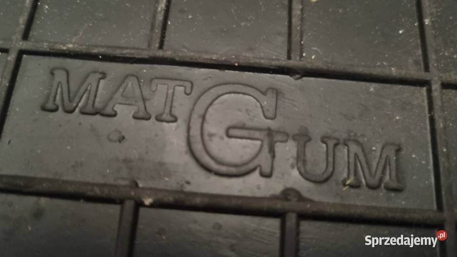 Dywaniki gumowe uniwersalne do tyłu MatGum osobowe śląskie