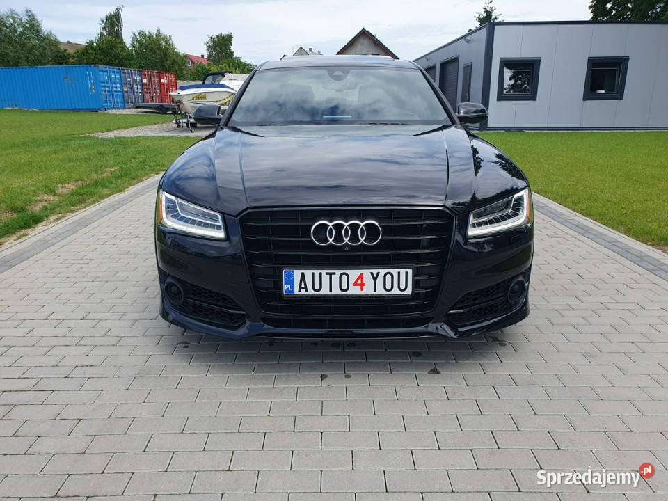 Audi A8 30tfsi 340 2017r Shadow LIne LONG Full czarny Strobice