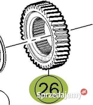 Claas AXION 810 870 Koło Zębate Skrzyni Biegów Jastrzębniki