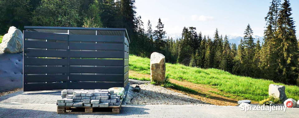 WIATA ŚMIETNIKOWA SPAD TYŁ 25X15M ANTRACYT małopolskie Łapanów