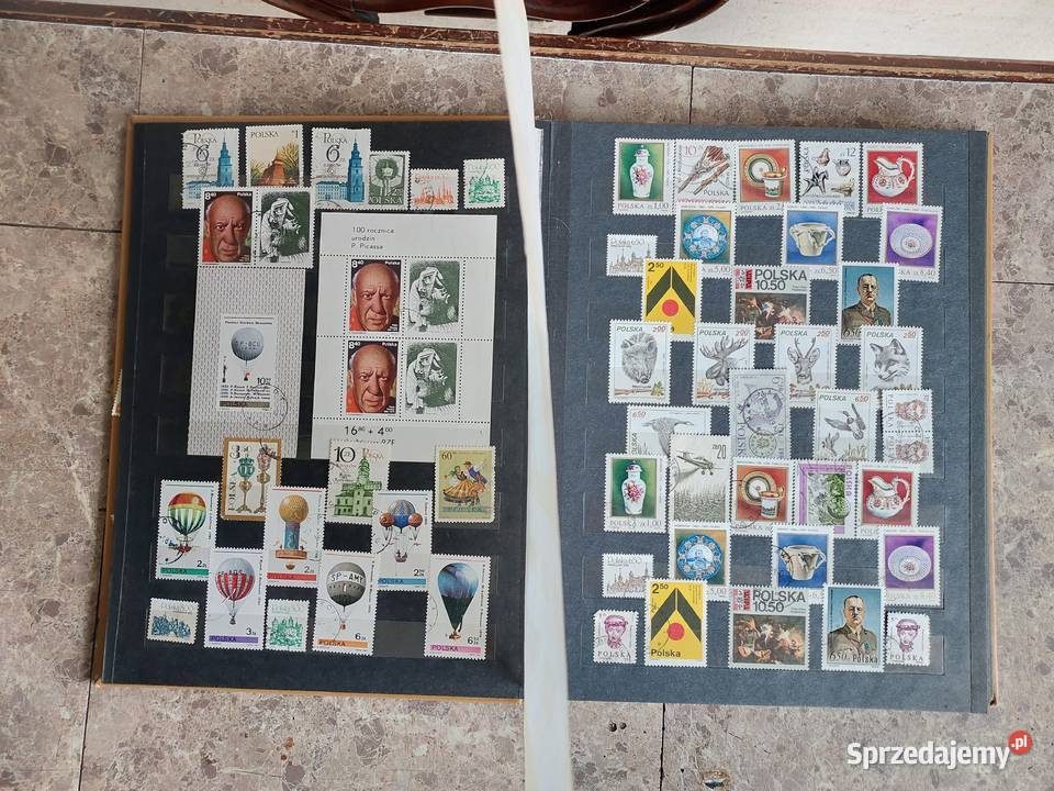 Klaser ze znaczkami pocztowymi polskie różne Tczew