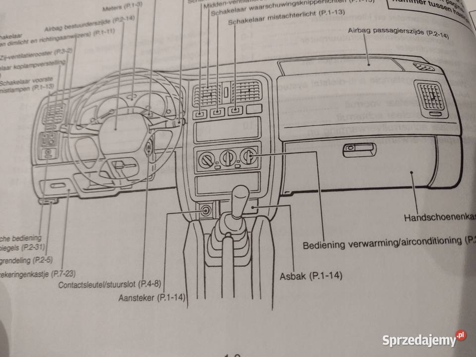 NISSAN ALMERA N15 Instrukcja Obsługi książka Łódź