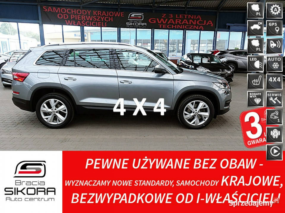 koda Kodiaq 7OSÓB 4x4 DSG 190 NaviACCLEDKamera elektryczne lusterka Mysłowice