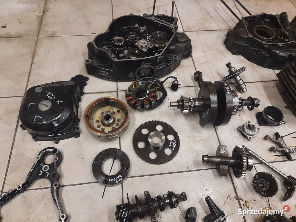 Cagiva t4 500 silnik części głowica wał skrzynia Jelenia Góra sprzedam