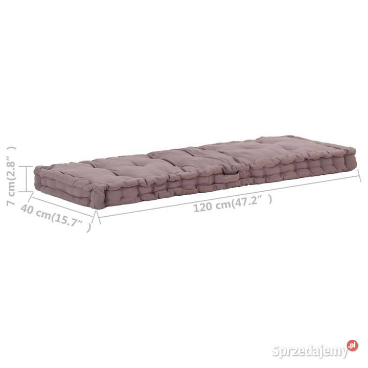 Poduszka na podłogę palety bawełna 120x40x7 Warszawa