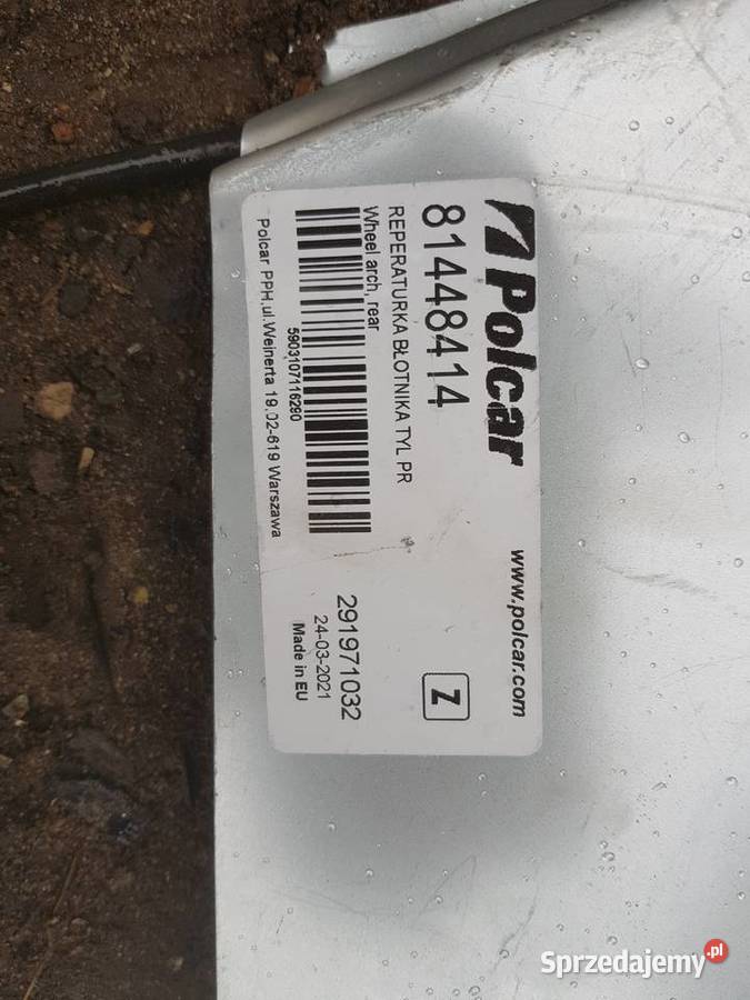 Reperaturki Blotnika Tylnego Toyota Rav 4 warmińsko-mazurskie