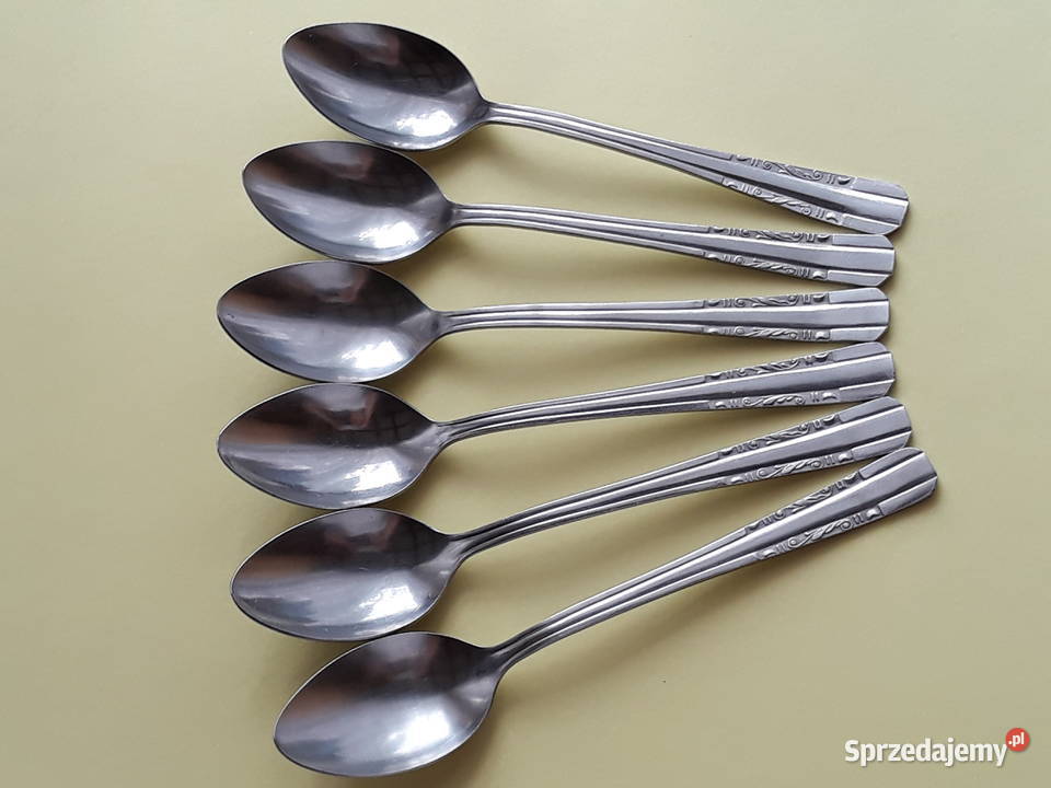Łyżeczki do herbaty SATURN sztućce PRL Dąbrowa Górnicza