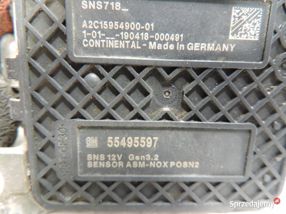 Sonda NOX Opel Astra K V 16 CDTI B16DTH 55495597 osobowe