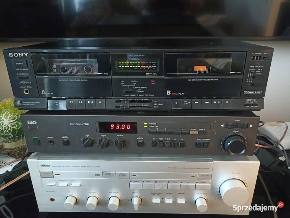 Deck magnetofon Sony TCW200 wymianie pasków i sprzedam