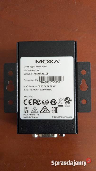 Serwer portów szeregowych MOXA NPort 5150EU V121 Warszawa