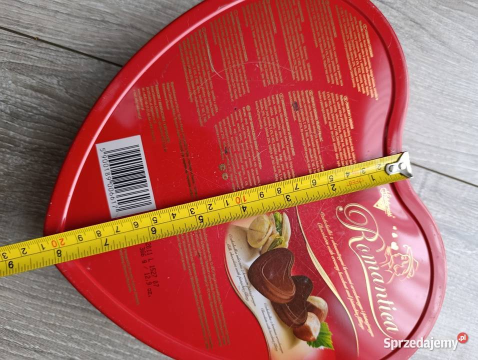 pudełko dekoracje serce metalowe Poznań