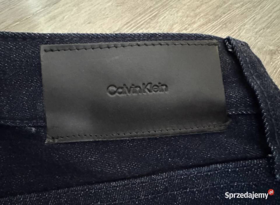 Jeansy Calvin Klein niebieski Spodnie Piekary Śląskie
