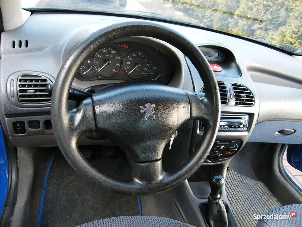 peugeot 206 mistral 5drzwi niebieski Mikstat