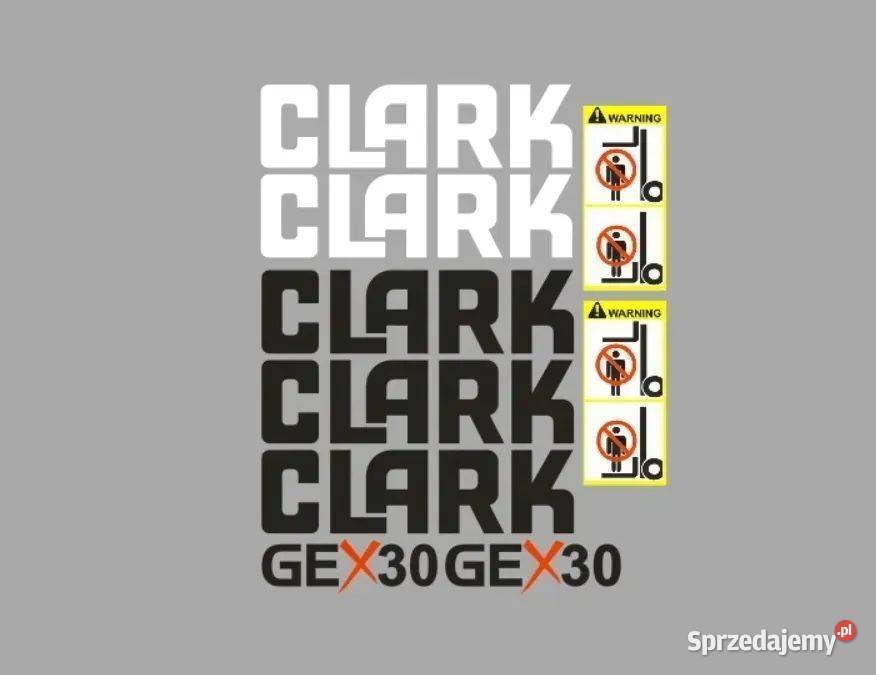 Naklejki oklejenie CLARK GEX30 Zamiennik mazowieckie