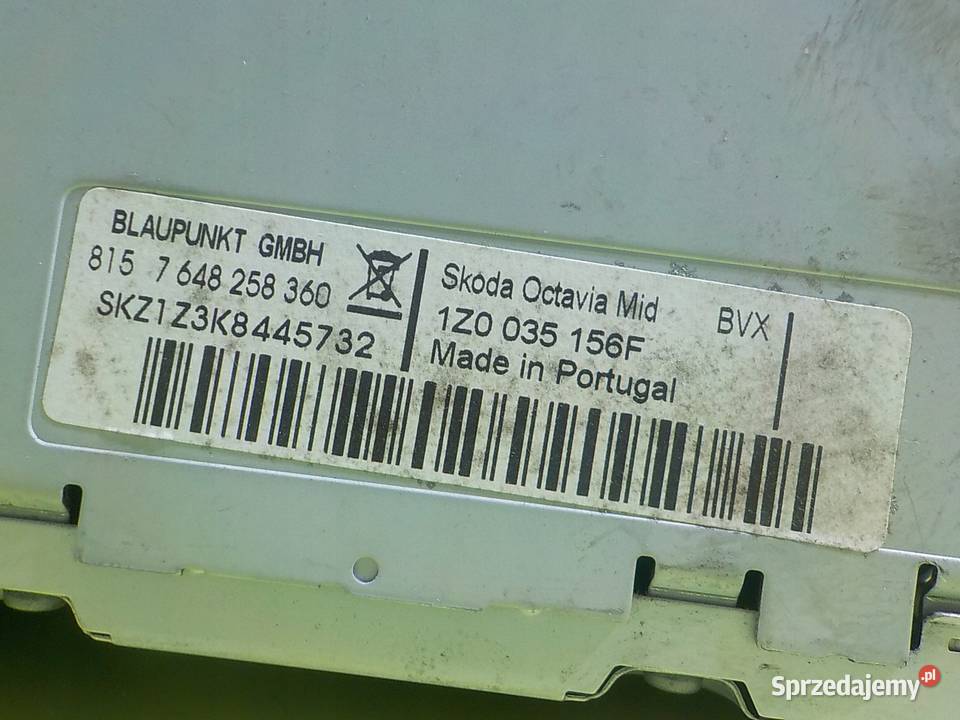 SKODA OCTAVIA II LIFT SCOUT 18 TSI 10r KOMBI Car audio Suków