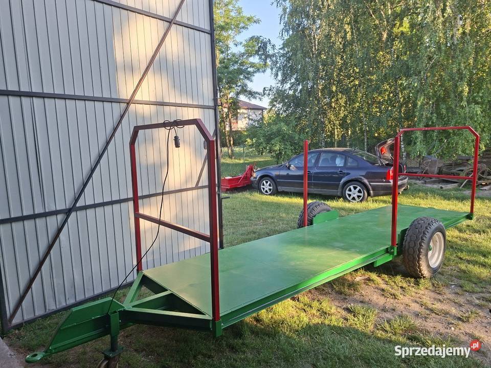 Przyczepa wózek sadownicza na 5 palet 125x510m Tarłów