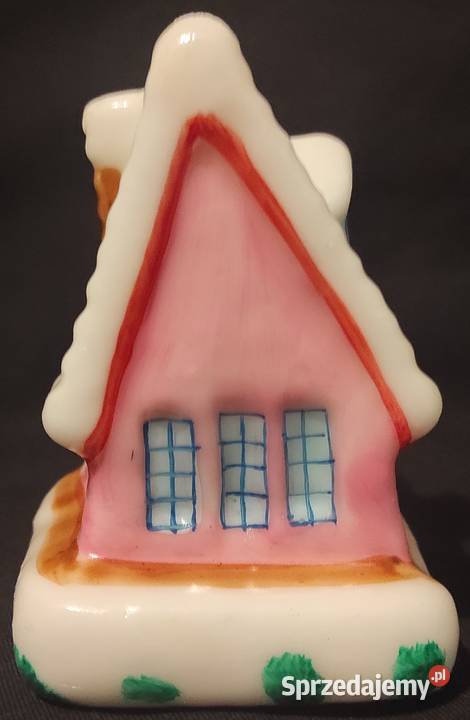 Świąteczna świeca ozdobna dom domek Święta Boże Warszawa