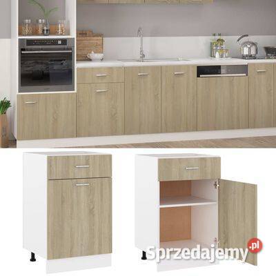 vidaXL Szafka z szufladą dąb sonoma 50x46x815 Warszawa