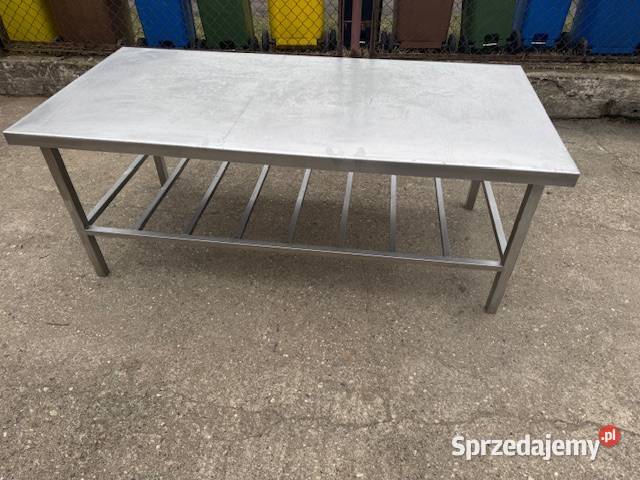 Stół 190 x90 roboczy rozbiorowy z półką dolnośląskie Głogówko