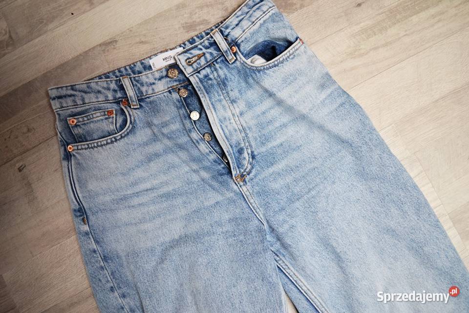 Mom jeans MNG Denim M jasne jeansy spodnie Toruń