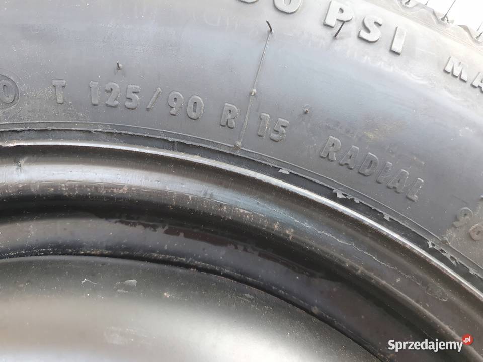 KOŁO DOJAZDOWE Volvo S40 V40 DOJAZDÓWKA 12590 Rudka