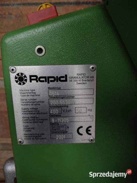młynek rozdrabniacz do plastiku tworzyw Maków Podhalański