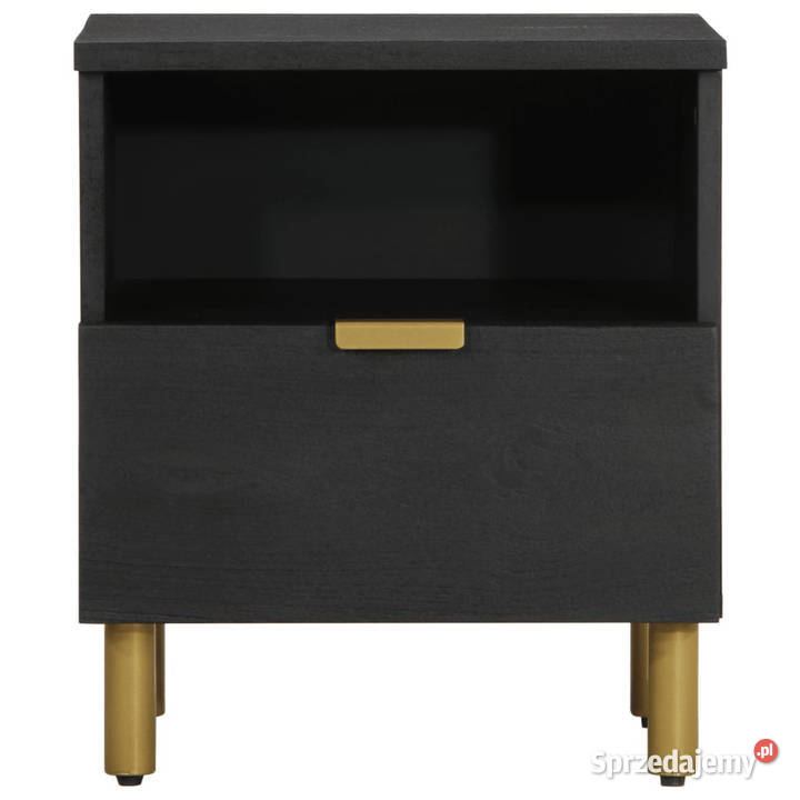 Szafka nocna czarna 40x33x46 materiał mazowieckie Warszawa