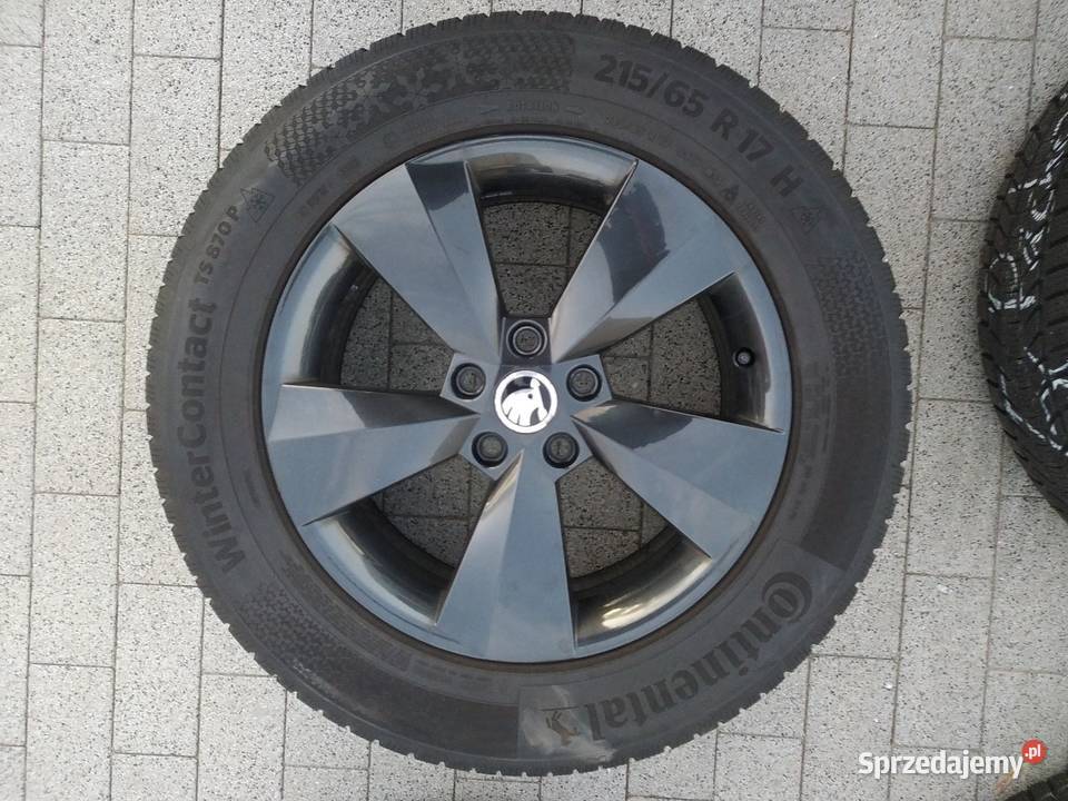 Oryginalne felgi Skoda Nanuq 17 opony zimowe Samochodowe pomorskie