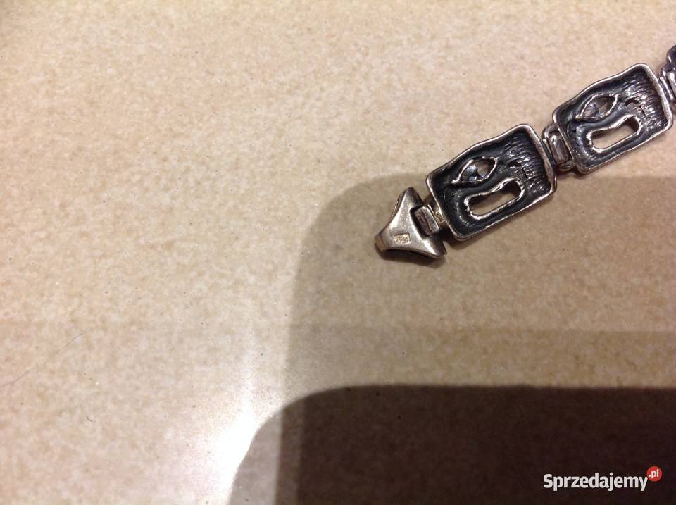 Bransoletka Srebrna Damska Cyrkonie Srebro Biżuteria dla Pań Nowa Sól